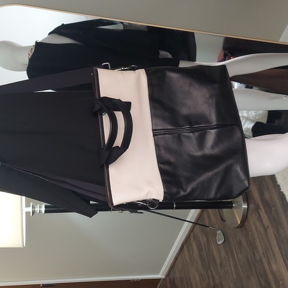 Coach Handbags - Coach Travel/Carry-on Large Purse/ Large Crossbody - cream and Black